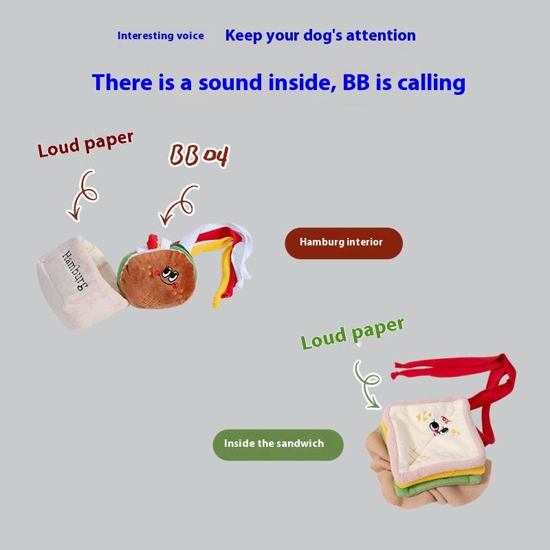 The Ultimate Hamburger Sandwich Toy for Your Pets