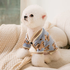 Cozy Up Your Pet with Our Simple Warm Knitted Sweater