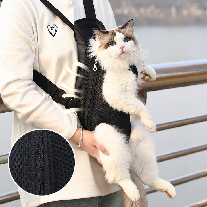 Discover the Comfort of the Pet Breathable Adjustable Carrier