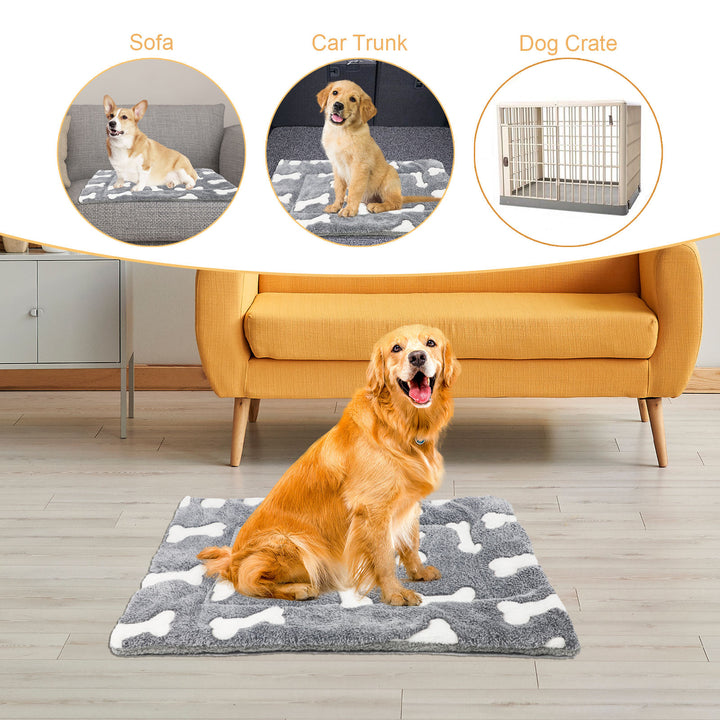 Self-warming pet mat