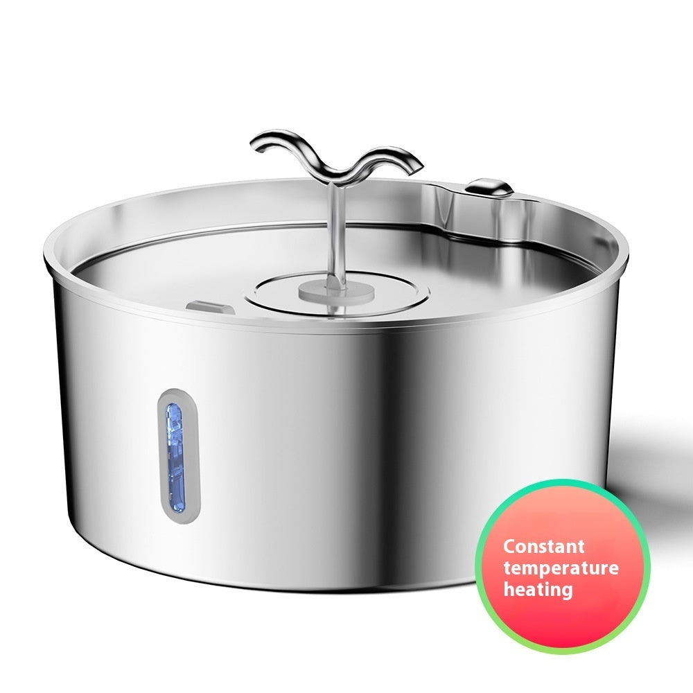 7L Stainless Steel Pet Water Dispenser Automatic Heating