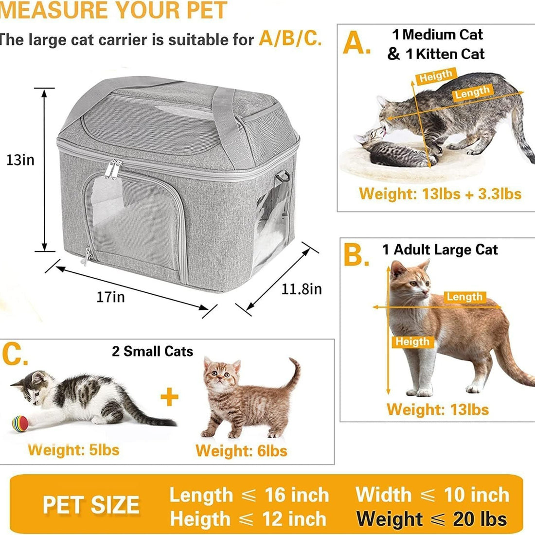 Breathable Pet Portable Carrier Bag