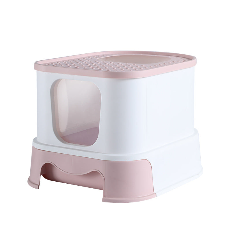 Litter Basin Cat Toilet Closed Drawing Type