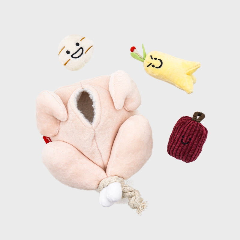 Turkey Plush Squeaky Toy