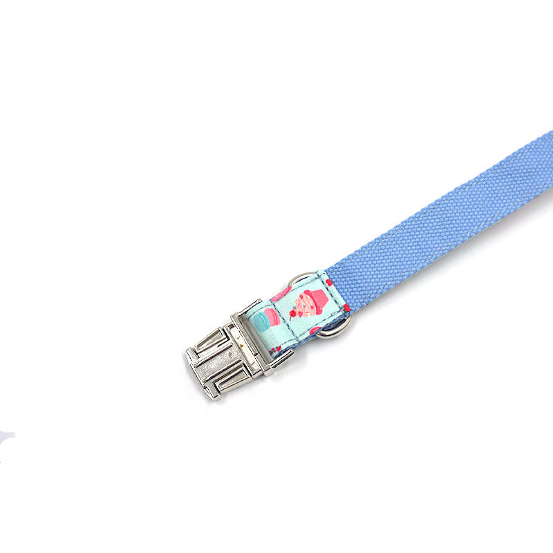 Macaron Pet Dog Collar  Ice Cream Foreign Trade Amazon Pet Dog Chain