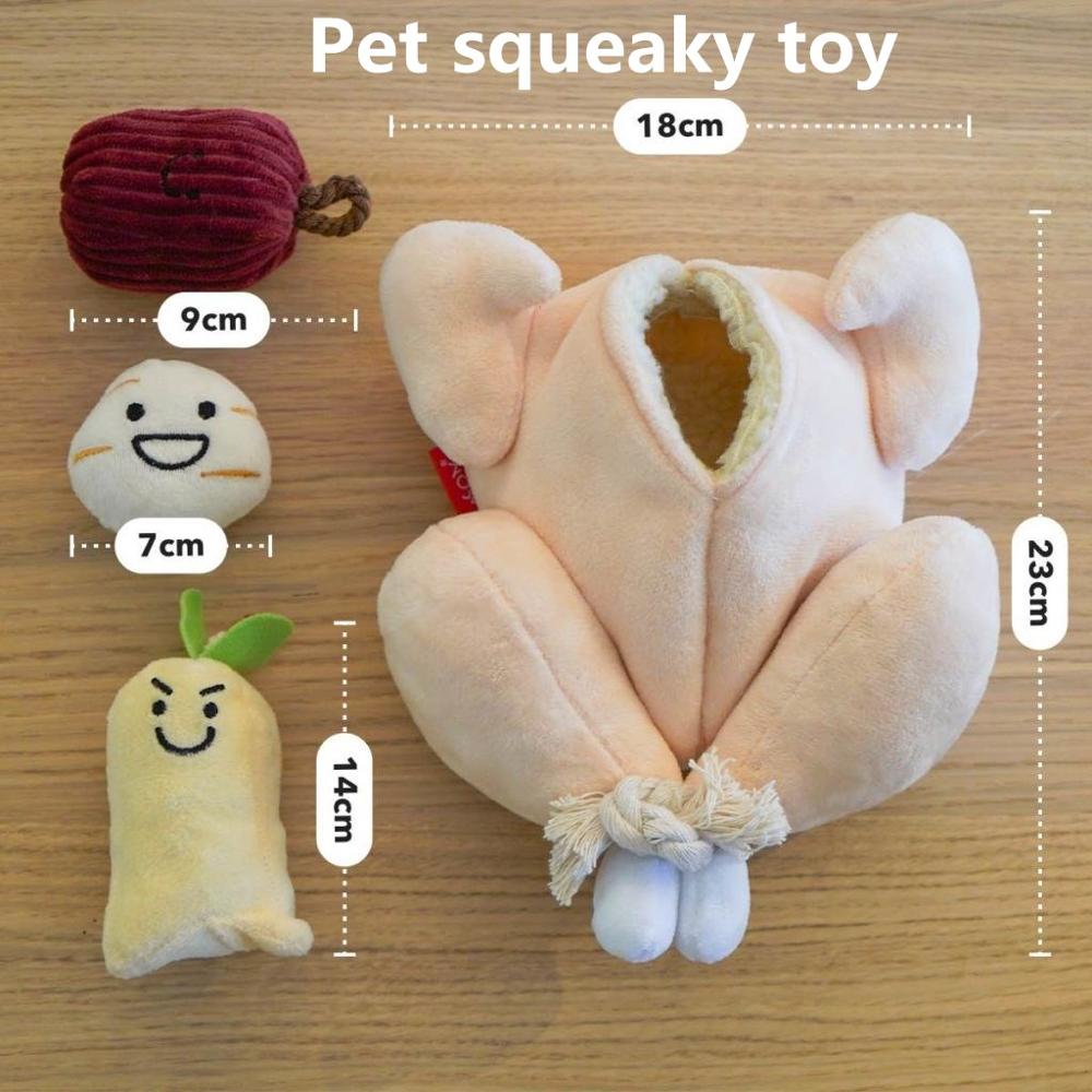 Turkey Plush Squeaky Toy