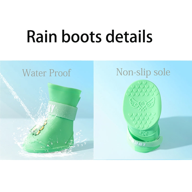 Waterproof Anti-Slip Rubber Rainshoe
