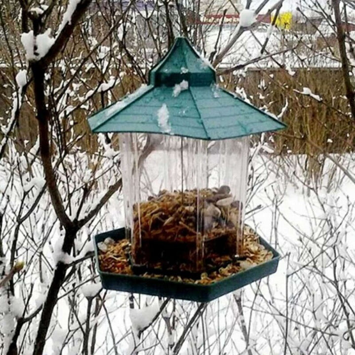 Outdoor Balcony Waterproof Hanging Bird Feeder