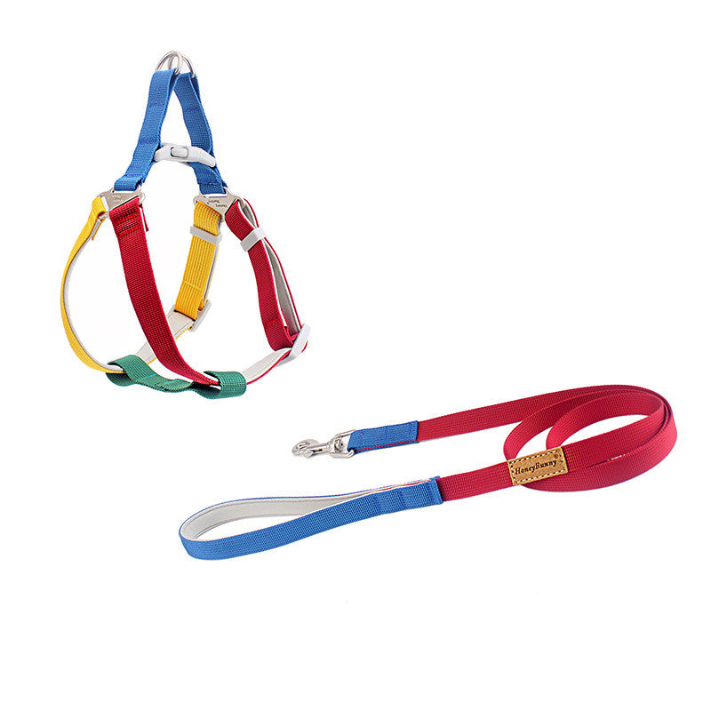 Colorful Outdoor Chest Leash Pet Supplies