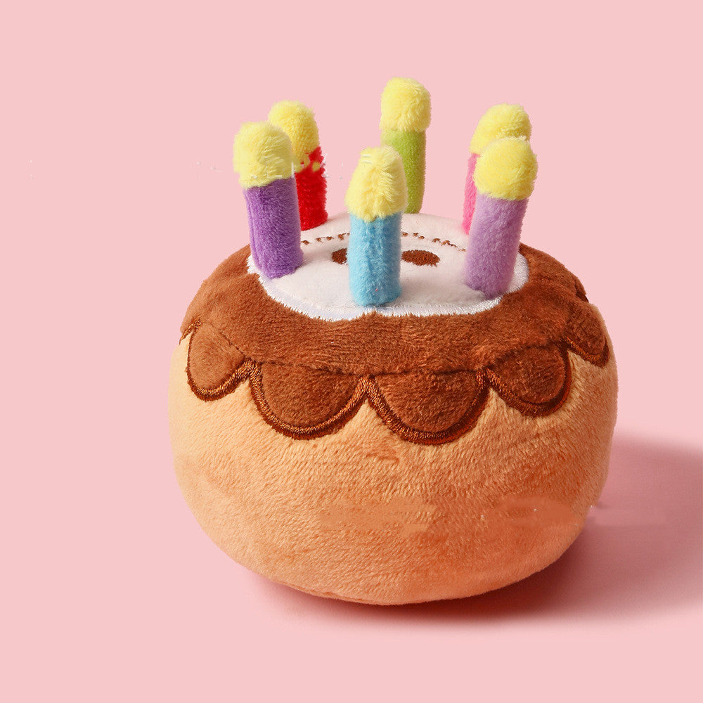 Plush Bday Cake Toy