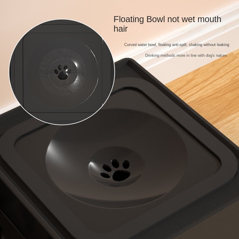 Dog Double Stainless Stand Adjustable Bowls