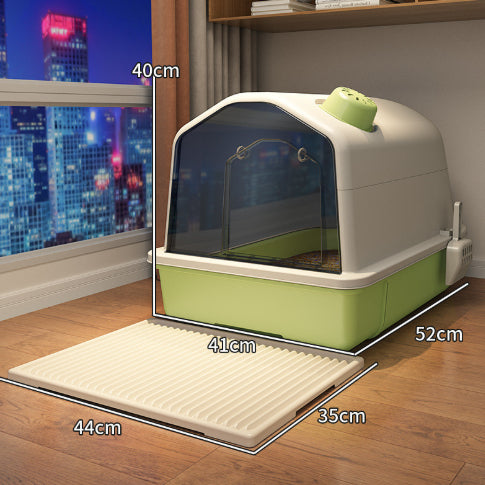 Fully Enclosed Odor Proof Litter Box For Cats
