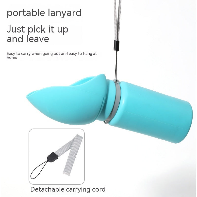 Portable waterbottle with bowl