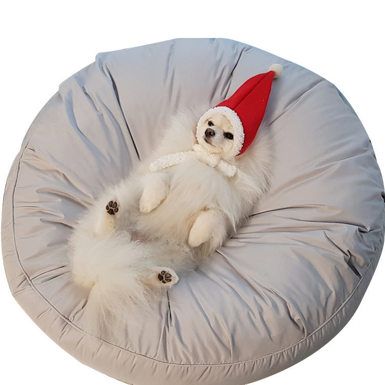 Pet Moisture-proof Washable Large Round Bed