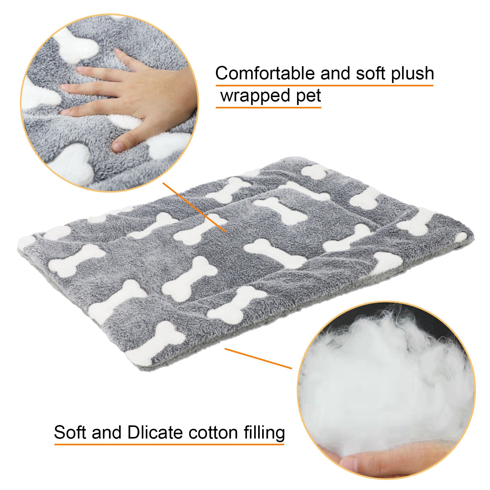 Self-warming pet mat