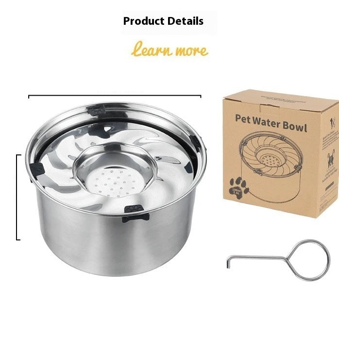 Large Stainless Steel Suspension water bowl