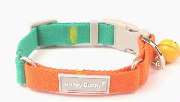 Color Matching Collar Release Buckle Dog Leash Hand Holding Rope Free Bell