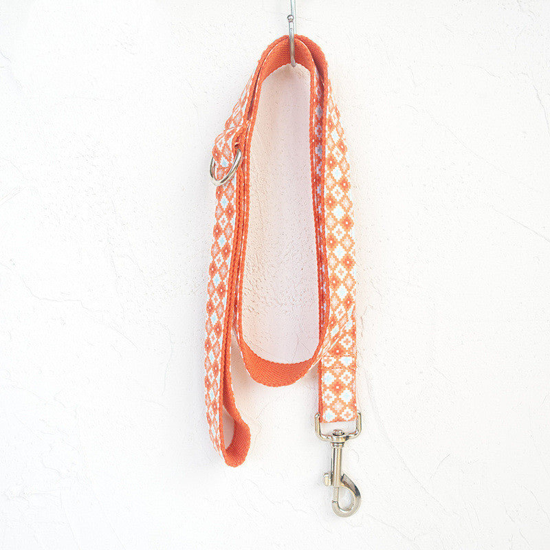 Dreamsicle leash and collar set