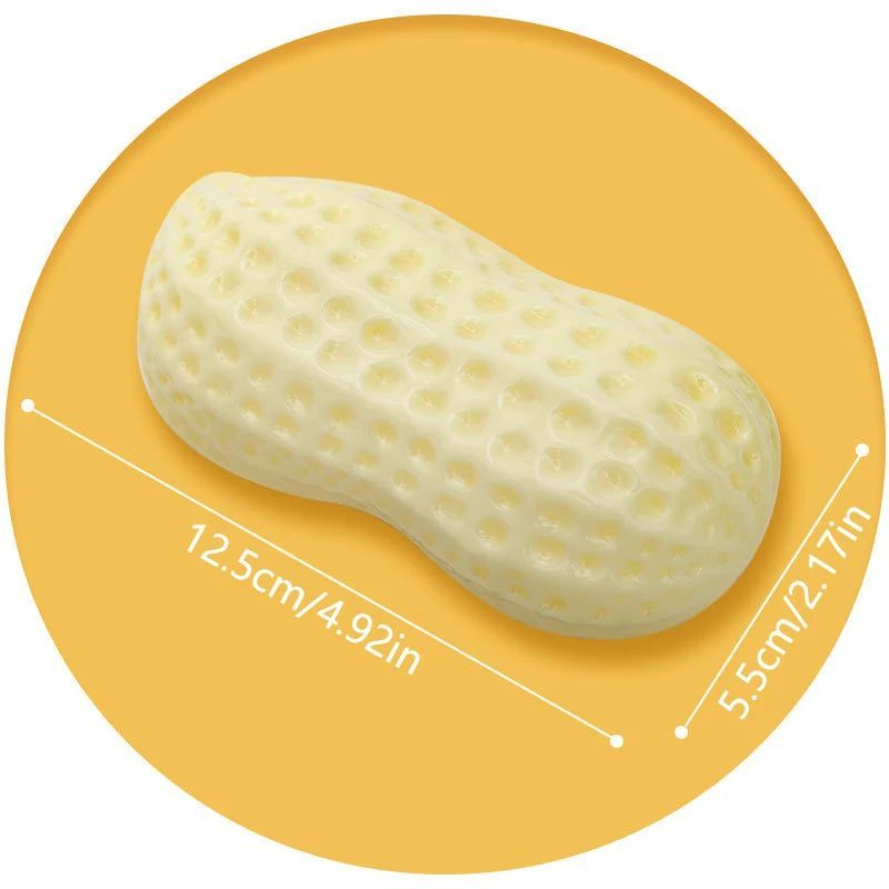 Durable Peanut Chew Toy (Milk Flavored)