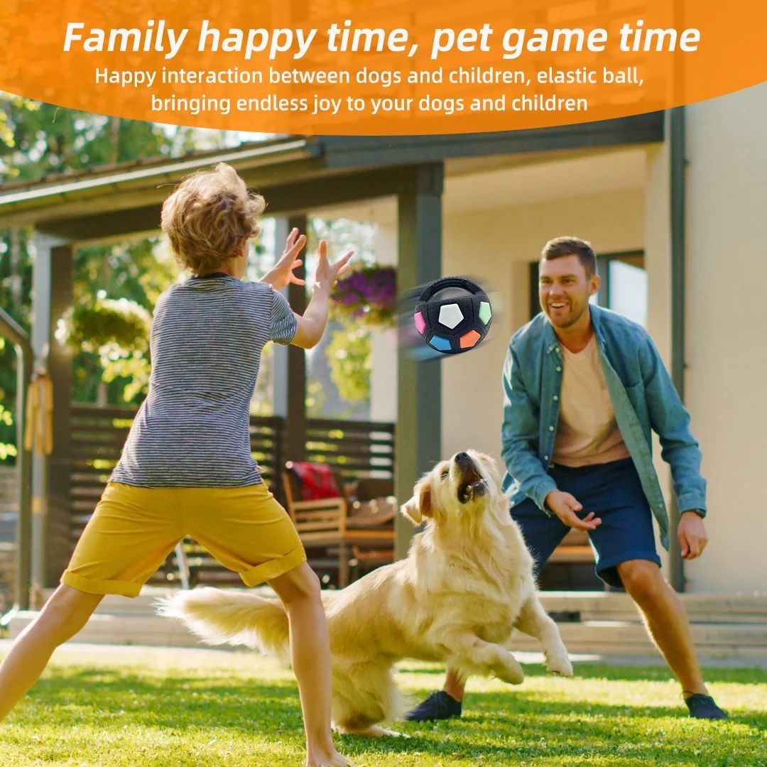 New Football Shaped Squeaky Pet Dog Toys