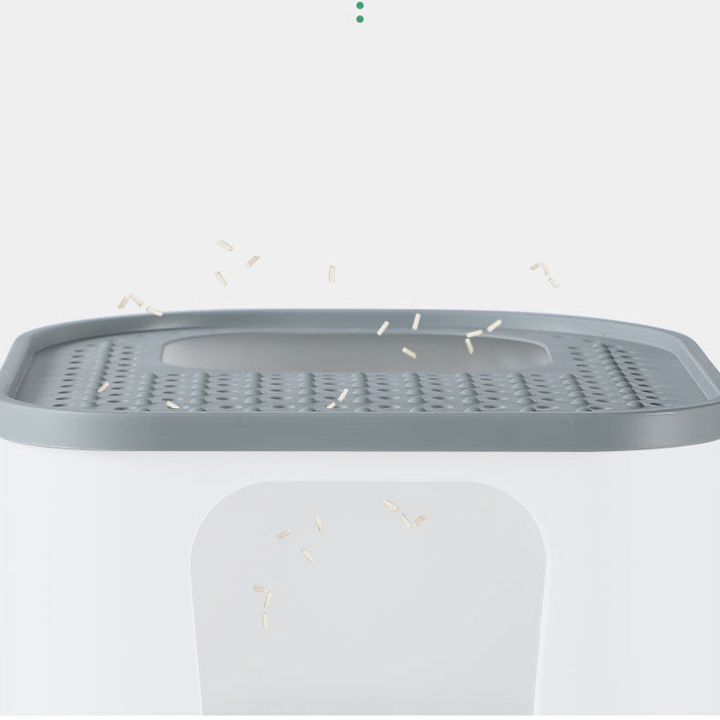 Litter Basin Cat Toilet Closed Drawing Type