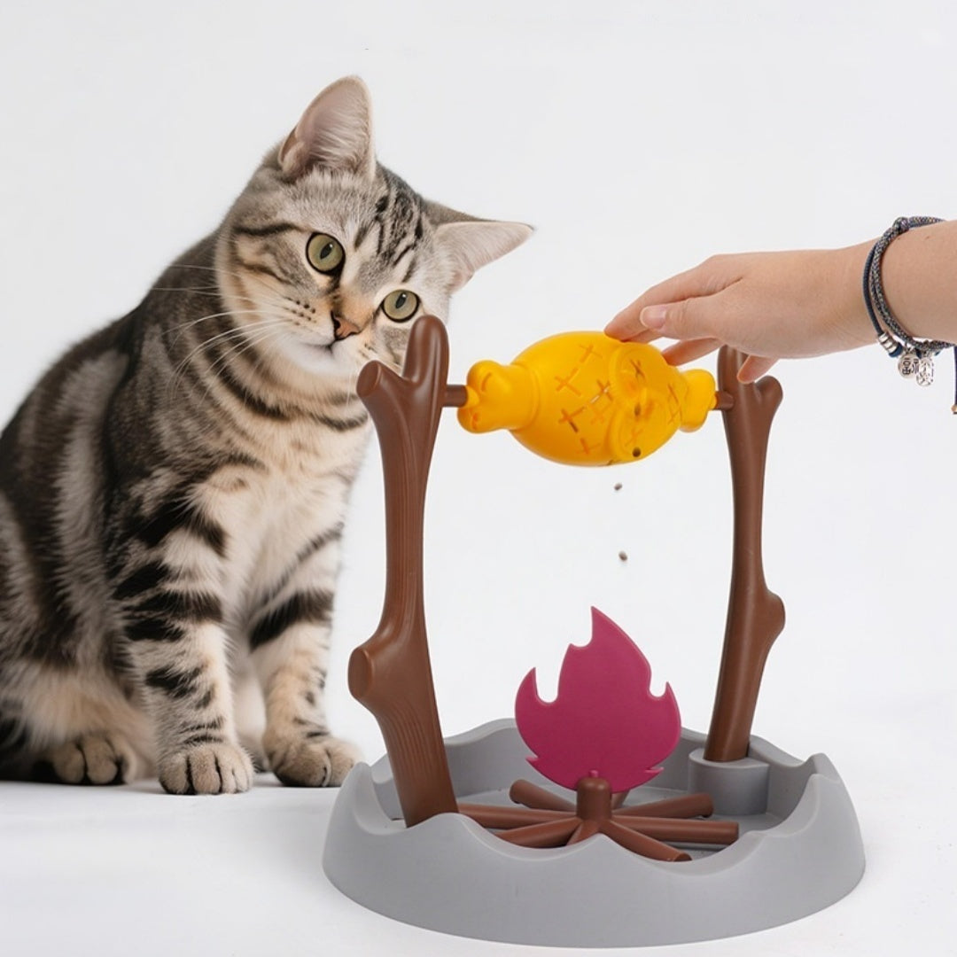 Cat Self-Hi Relieving Food Feeder Toy