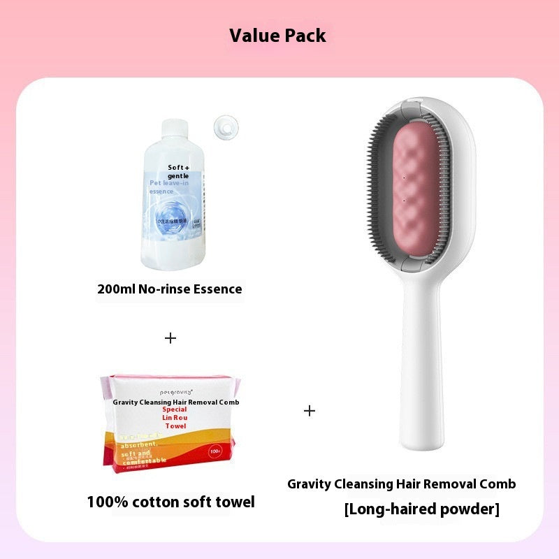 Pet Grooming Brush To Remove Floating Sticky Hairs