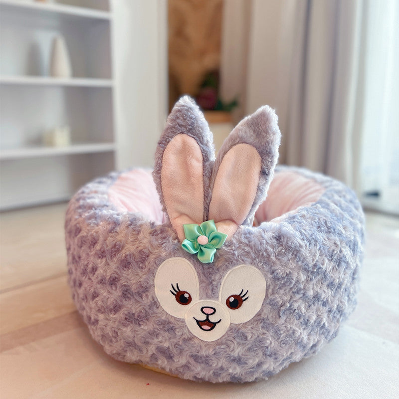 Four Seasons Universal Winter Plush Round Bed