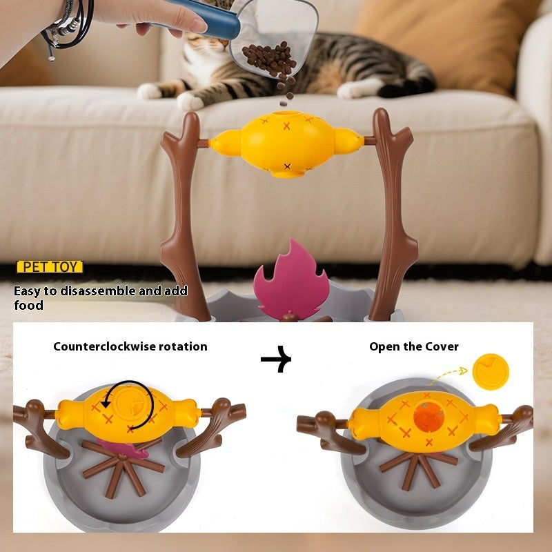 Cat Self-Hi Relieving Food Feeder Toy