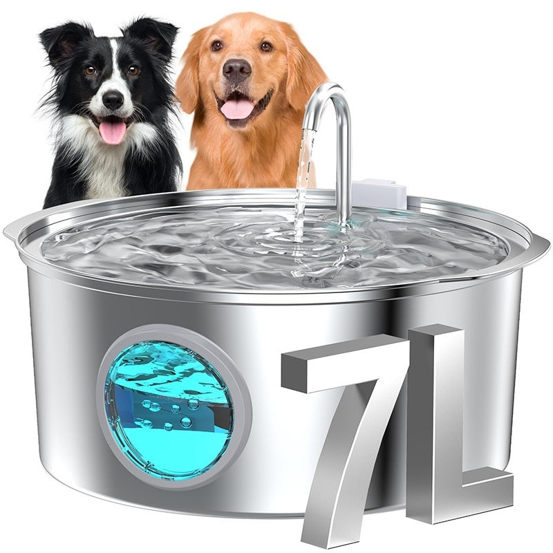 7L Stainless Steel Pet Water Dispenser Automatic Heating