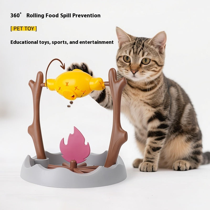 Cat Self-Hi Relieving Food Feeder Toy