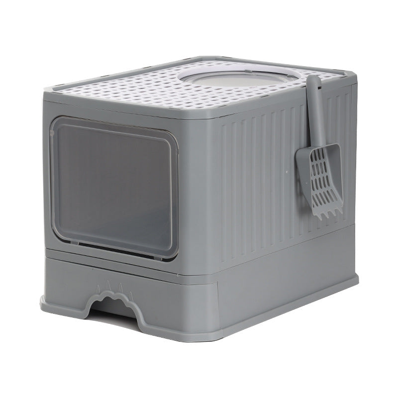 Door Drawer Foldable Cat Litter Basin