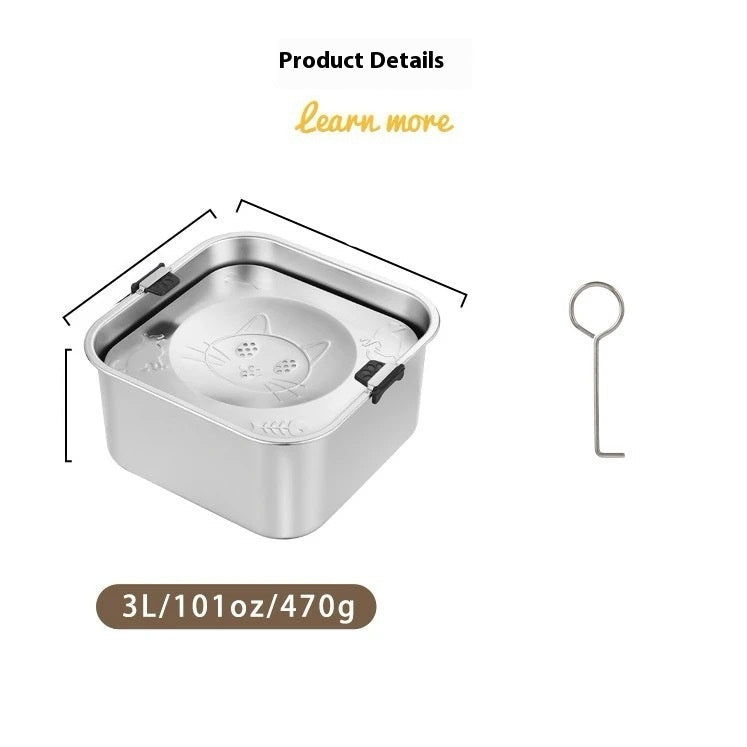 Large Stainless Steel Suspension water bowl