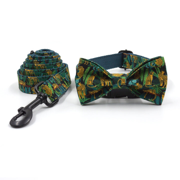 Pet Bowknot Collar Leash