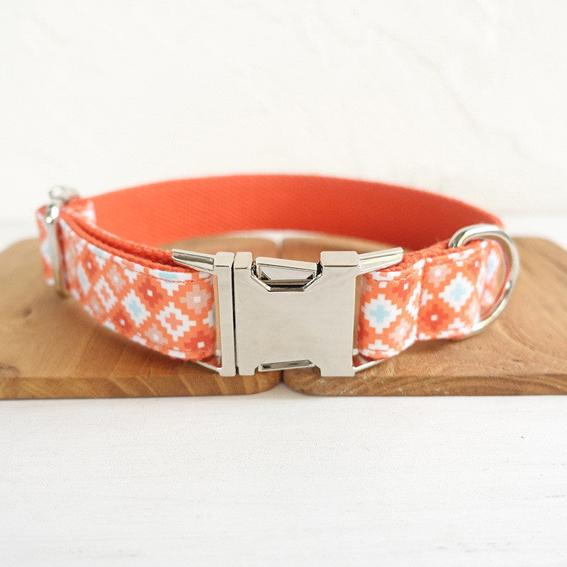 Dreamsicle leash and collar set