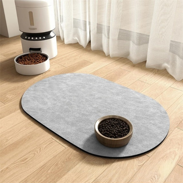 Dopamine-infused Diatom Mud Pet Pad For Cats And Dogs, Splash-proof, Absorbent, And Easy To Clean