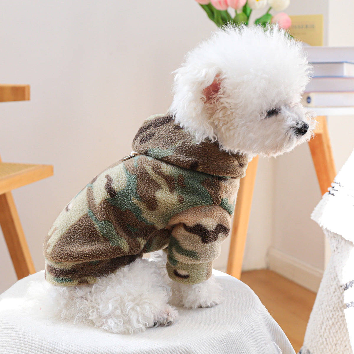 Pet Clothes Clothing Camouflage Sweater