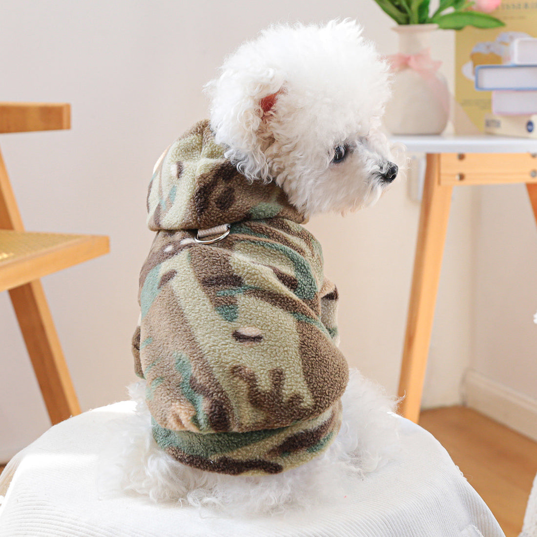 Pet Clothes Clothing Camouflage Sweater