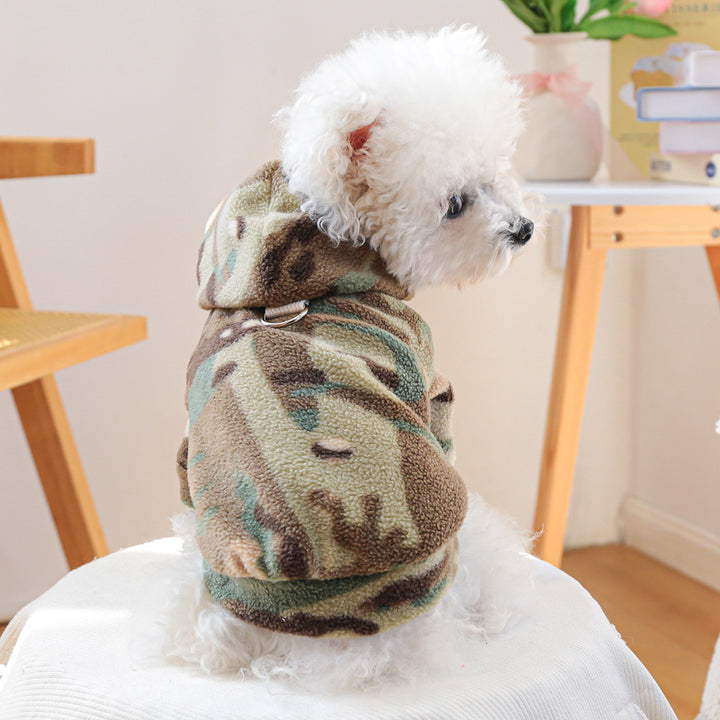Pet Clothes Clothing Camouflage Sweater