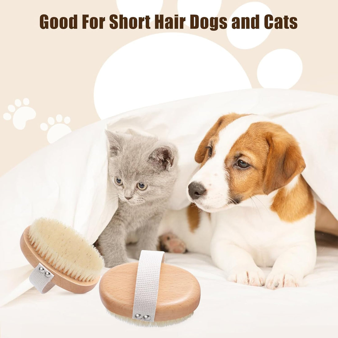 Soft Boar Bristle Palm Brush