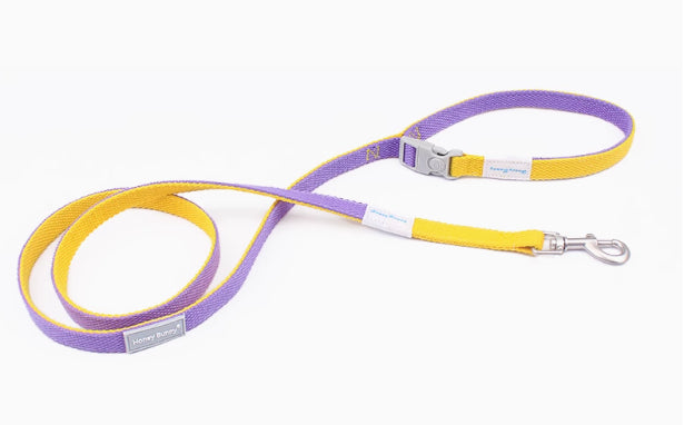 Color Matching Collar Release Buckle Dog Leash Hand Holding Rope Free Bell