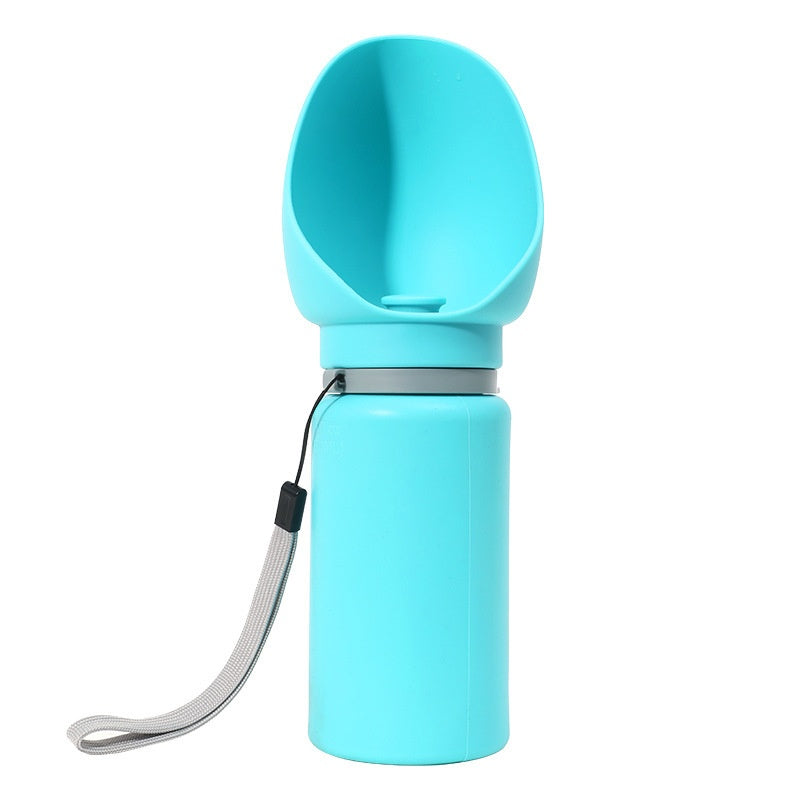 Portable waterbottle with bowl