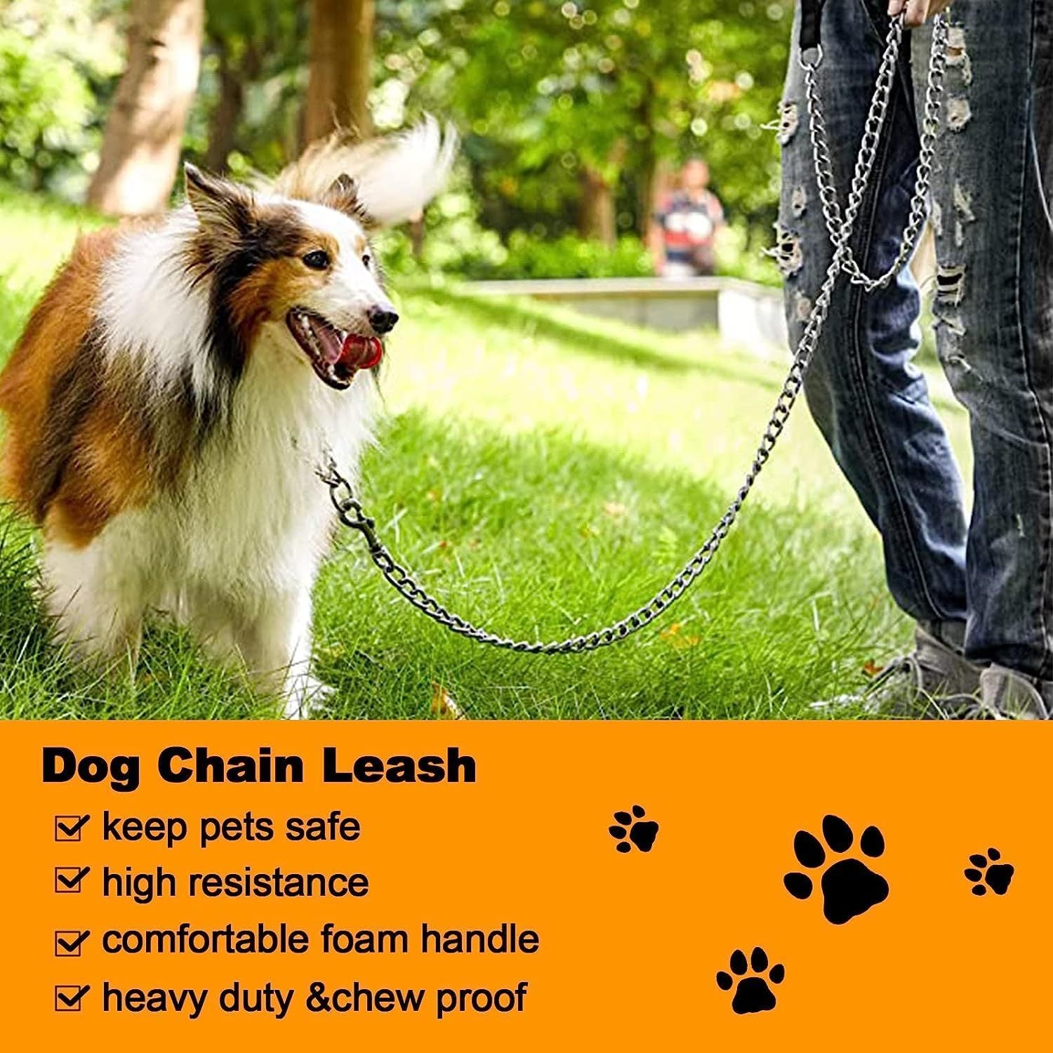 Heavy Duty Metal Dog Leash