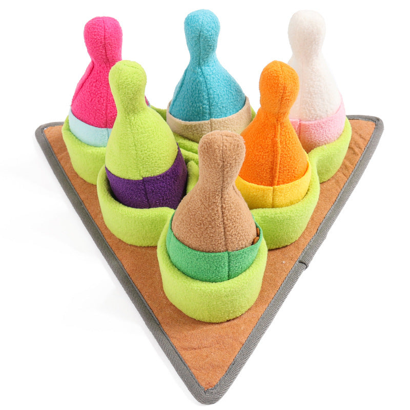 Engaging Plush Bowling Set Toy