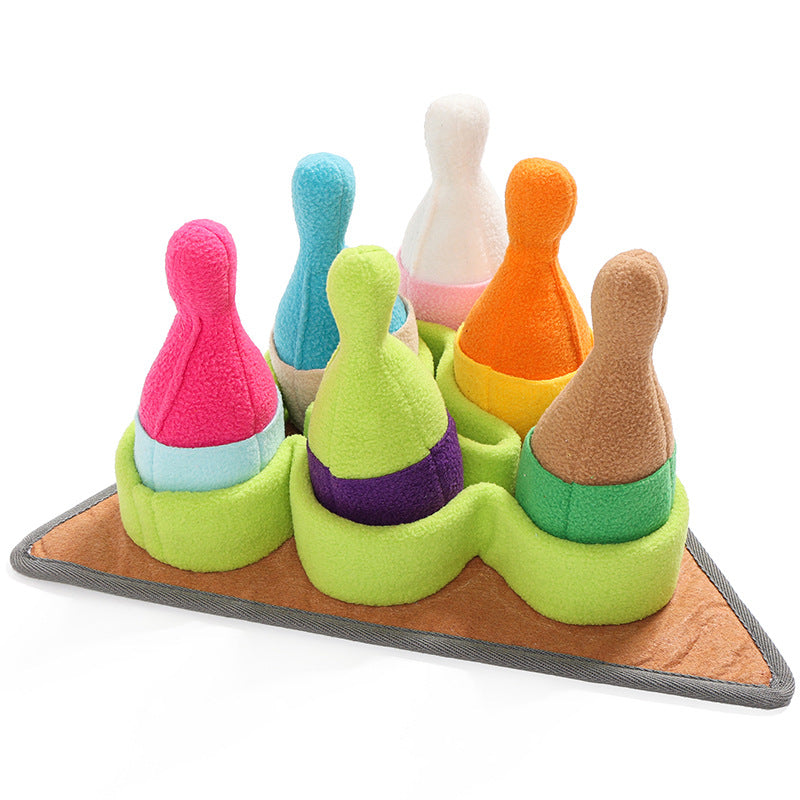 Engaging Plush Bowling Set Toy