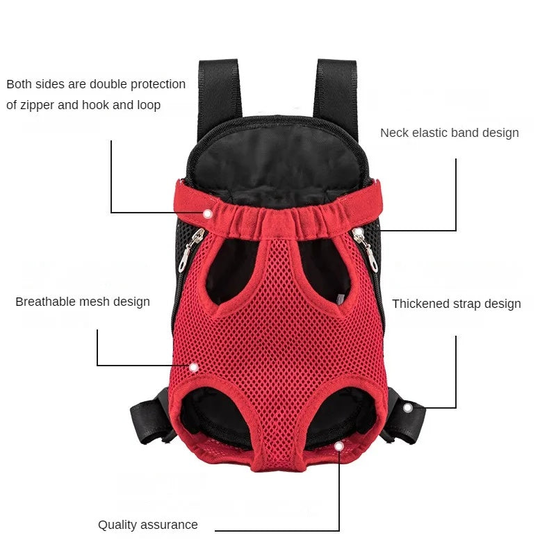 Pet Breathable Adjustable Carrier