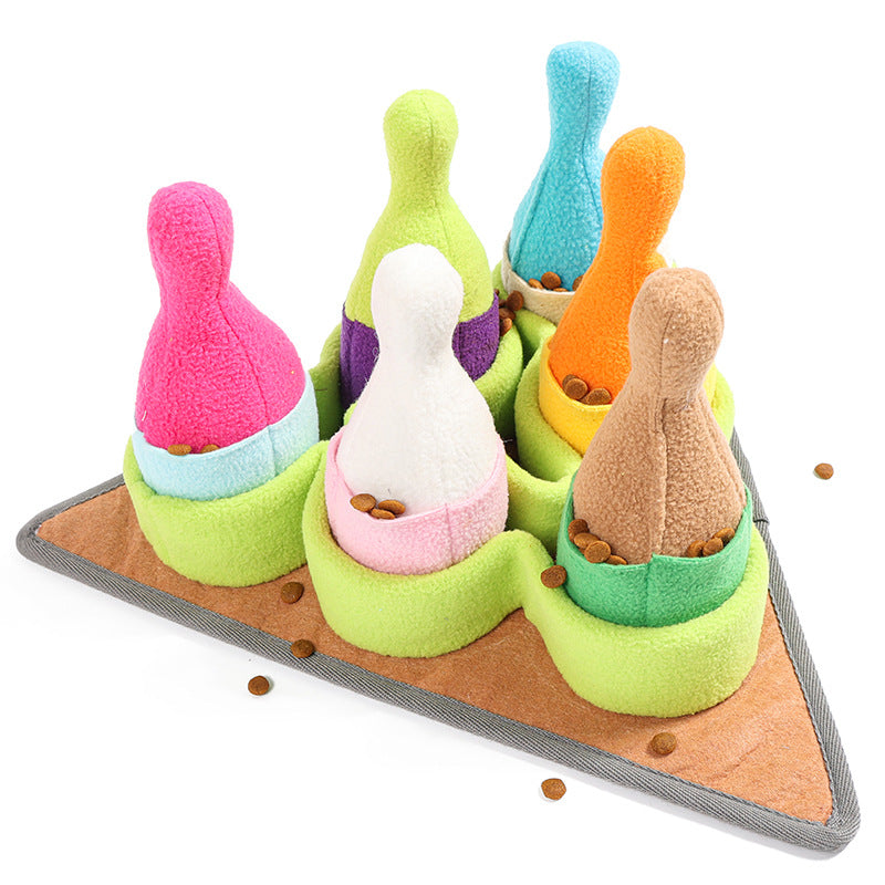 Engaging Plush Bowling Set Toy