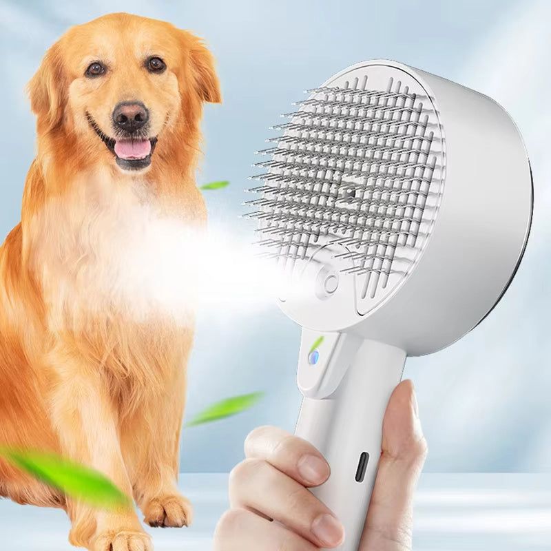 Pet Electric Steam Brush