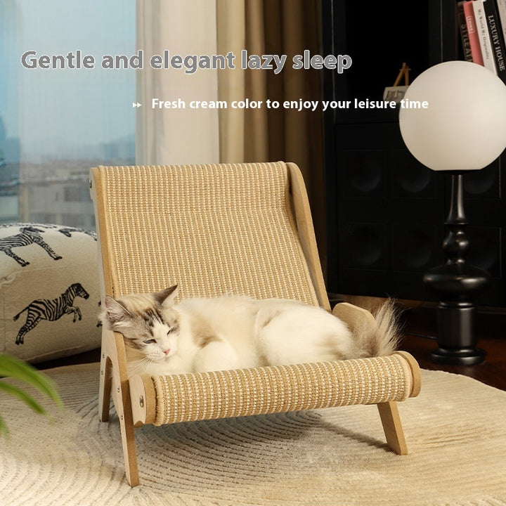 Sisal Cat Nest Cat Scratch Board Recliner Breathable And Wearable