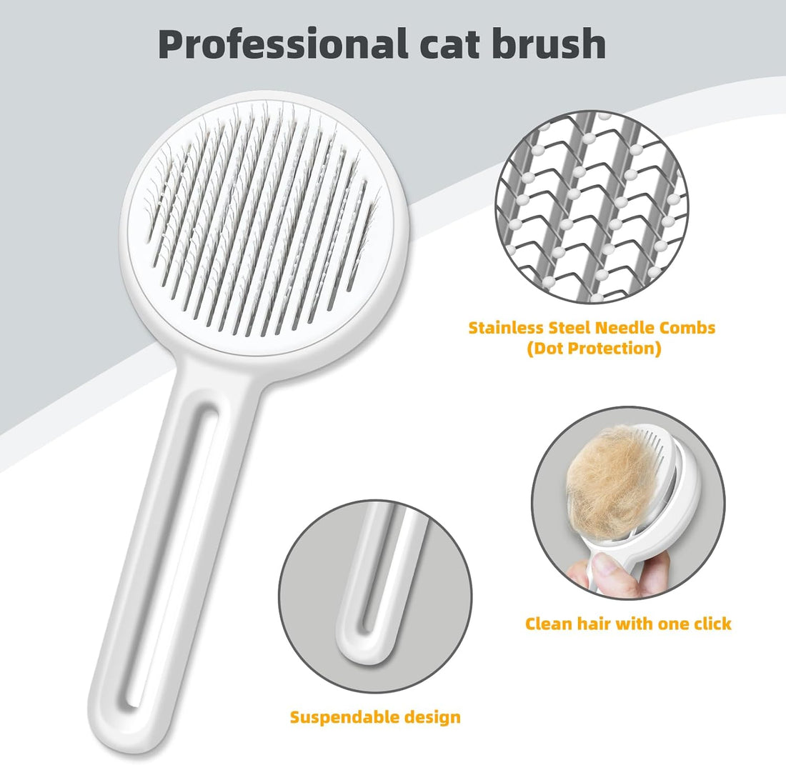 Self Cleaning Brush Removes Loose Fur